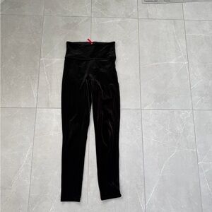 SPANX Black Shaping Leggings Velvet